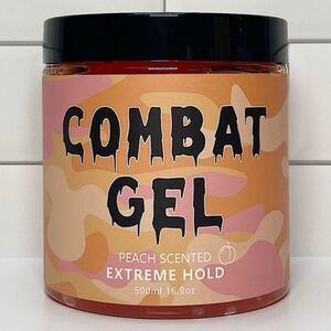 Peach Scented Combat Gel Extreme Hold Hair Gel 16.9oz